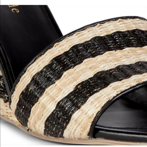 COPY - Kate Spade Linda Striped Wedge Sandals Size 9.5 - Picture 7 of 10